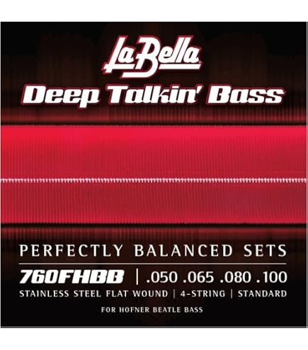 Amazon.co.jp: La Bella 760FHB2/Hofner Beatle Bass/ .039-.096